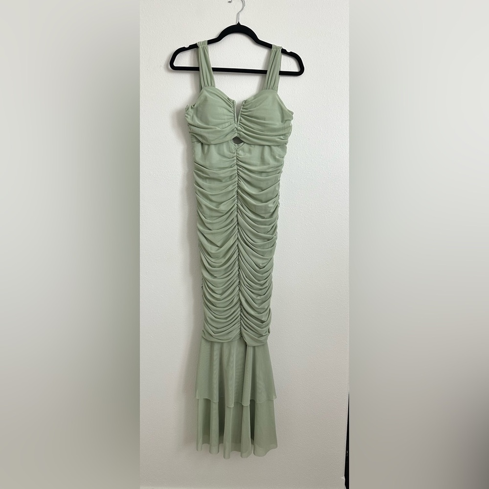 Womens Strenchy Ruched Bodycon Cocktail Party Dress  Mermaid Corset Dress